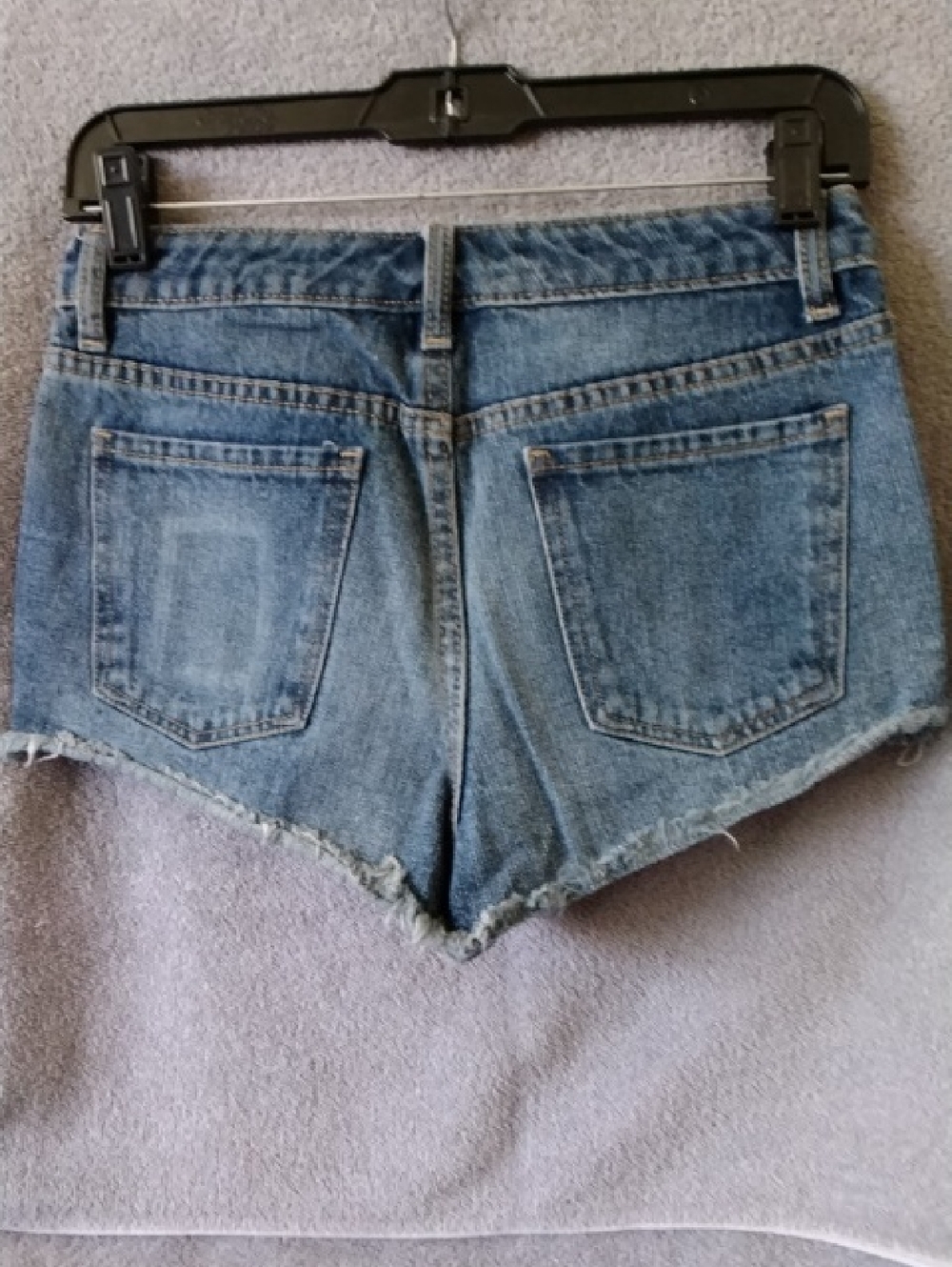 High Rise Jean Shorts - Picture 3 of 6